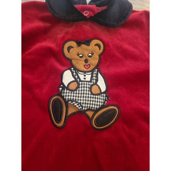 Copper Key 3t girls velvet collared top - Picture 2 of 6